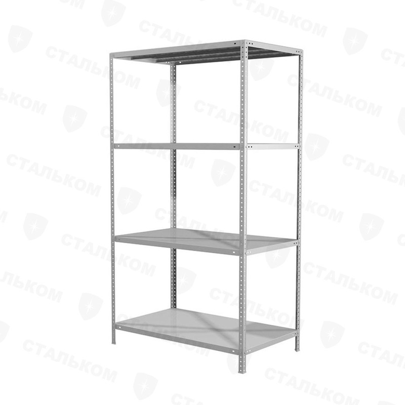 Стеллаж MS Standart 2550х1000х400, 4 полки